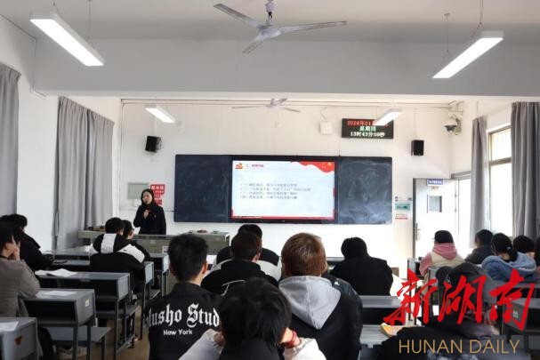 育己育人 湖南现代物流职业技术学院红色理论宣讲让主题党日活起来